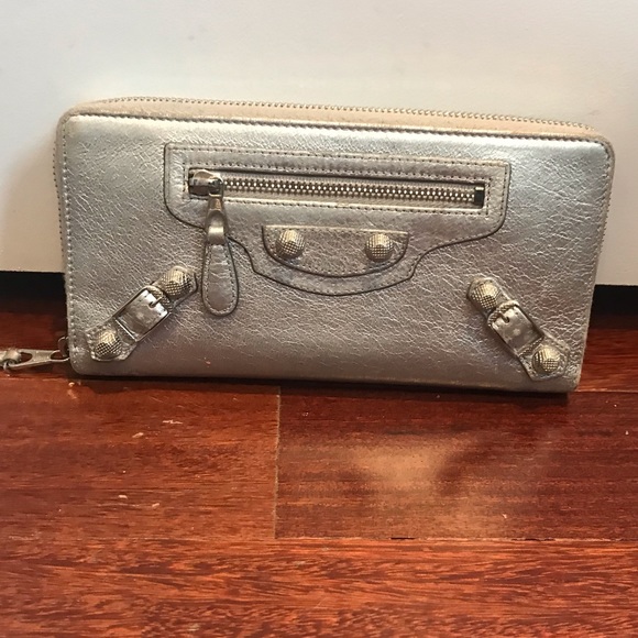balenciaga continental zip around wallet used - Picture 1 of 6